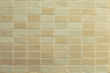 Multi colors of old ceramic tiled texture background.