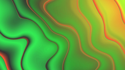 Background in paper style. Of multi-colored details.