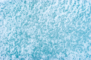 Turquoise ice texture