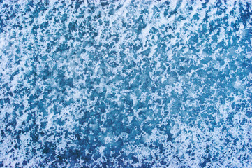 Blue ice texture