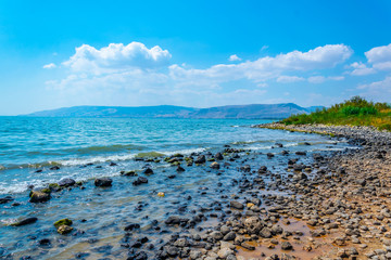 Sea of Galilee in Israel - obrazy, fototapety, plakaty