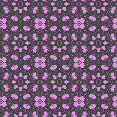 Seamless color lace pattern. With thin various lines.