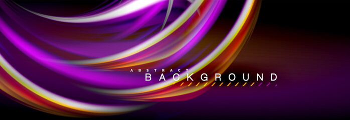 Blurred fluid colors background, abstract waves lines, mixing colours with light effects on light backdrop. Vector artistic illustration for presentation, app wallpaper, banner or posters