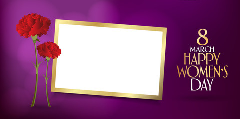 Print8 March. International Happy Women's Day Celebration. Billboard, Poster, Social Media, Story, Wishes Card, Greeting Card, Trendy Design Template. (TR: 8 Mart Dunya Kadinlar Gununuz Kutlu Olsun.)