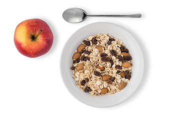 white plate with oat braids