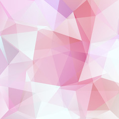 Abstract geometric style pink background. Vector illustration
