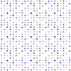 Abstract seamless pattern background with multi-colored varied triangles.