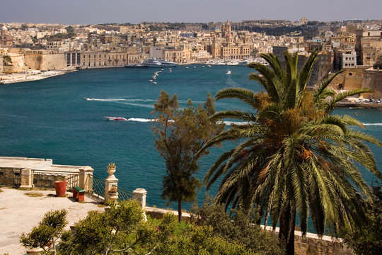 The Grand Harbor in Valletta - Malta