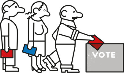 people to vote box