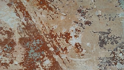 Weathered stained old brick wall background