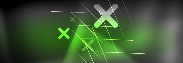 Shiny glowing lights neon color design background