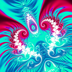 The colors in the series, Fancy paint. Background consists of fractal color texture and is suitable for use in projects on imagination, creativity and design..