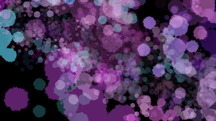 Background with paint. Divorces and drops. Periwinkles.