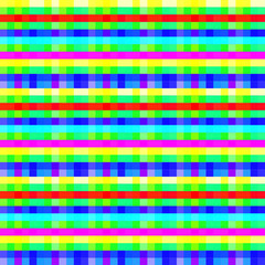 Seamless pattern background from a variety of multicolored squares.