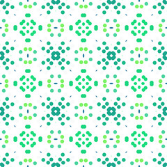 Seamless abstract pattern background with a variety of colored circles.