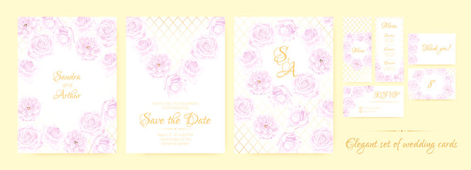 Wedding Invitation Floral Collection.