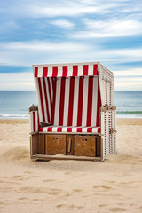 beach chair - near kampen on sylt, germany