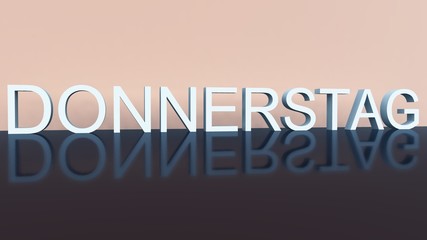 Wochentage - deutsch-englisch