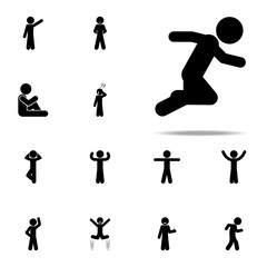 child, fast, run icon. child icons universal set for web and mobile