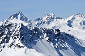 Naklejka premium alpes...grisons