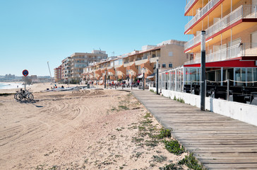Fototapeta premium La Mata seaside. Costa Blanca, Spain