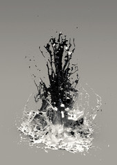 Liquid Explosions - obrazy, fototapety, plakaty