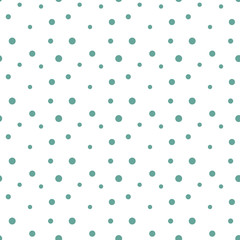 Seamless pattern of hand-drawn small dots. Summer Scandinavian Polka Dot Vector Image for children, print, background, typography, textile. Illustration for cards with tropical cactus