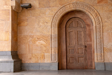 old door of church