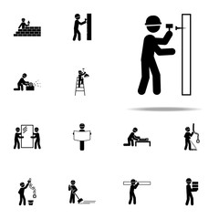 hammer, wall worker icon. Construction People icons universal set for web and mobile