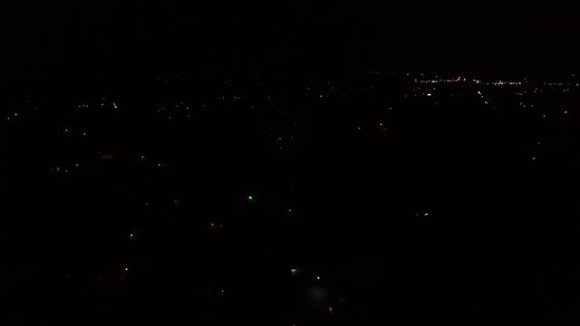 Aerial, Corbin Kentucky fireworks
