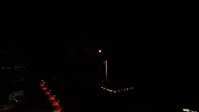 Aerial, Fireworks in Corbin, Kentucky