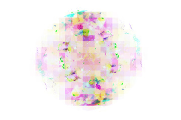 watercolor colorful background,mosaic texture