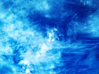 texture blue sky with beautiful white clouds