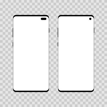 Smartphone icon in the style flat design