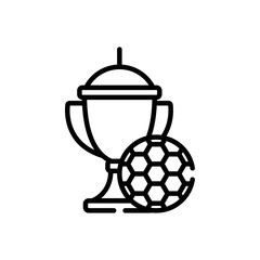 Outline cup icon isolated on white background. Line pictogram. Graphic design, mobile application, logo, user interface. Editable stroke. EPS10 format vector illustration