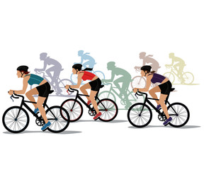 Obraz premium Cycling