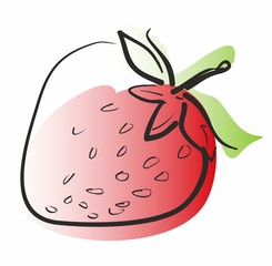 illustration of strawberry