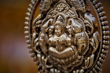 lakhshmi goddess in metal