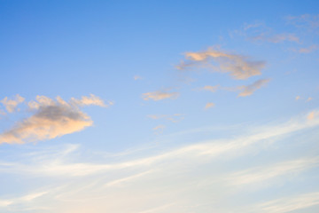 natural background of light blue sky