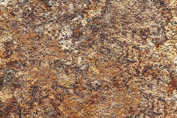 Orange corroded metal background. Grunge rusty texture.