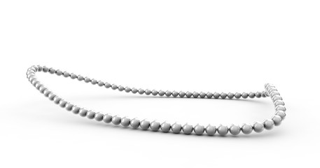 White Pearl Marbles - 3D Rendered