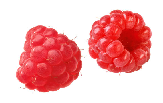 Reife Himbeeren