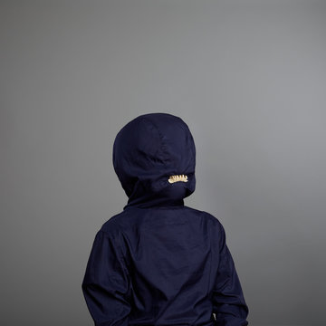 Boy in hood