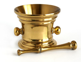 Bronze mortar and pestle
