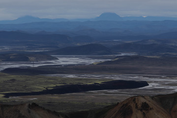 Naklejka premium Tungnaá River