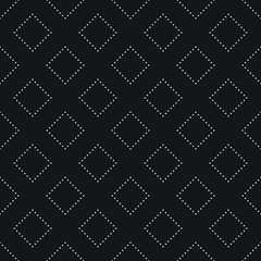 Seamless Black and White Circle Mosaic Pattern, Abstract Geometric Dots Modern Background.