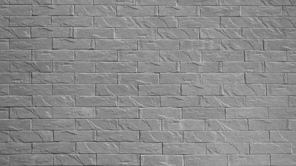 gray slate wall texture and background, modern style stone wall