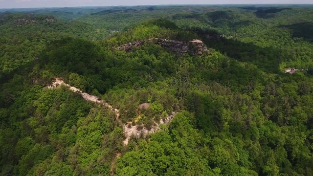 Aerial, Natural Bridge Park, Kentucky
