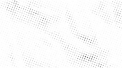 Halftone gradient pattern. Abstract halftone dots background. Monochrome dots pattern. Grunge crumpled texture. Pop Art, Comic small dots. Design for presentation, business cards, report, flyer, cover