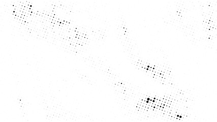 Halftone gradient pattern. Abstract halftone dots background. Monochrome dots pattern. Grunge crumpled texture. Pop Art, Comic small dots. Design for presentation, business cards, report, flyer, cover